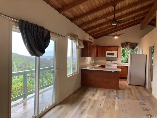 ADU living room and kitchen.