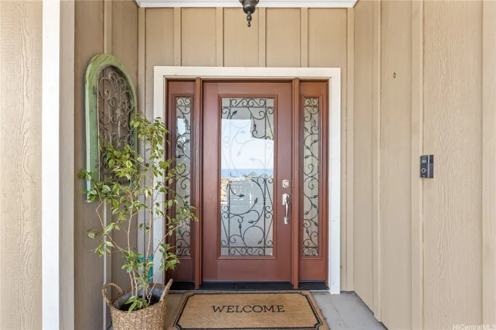 Welcoming entrance