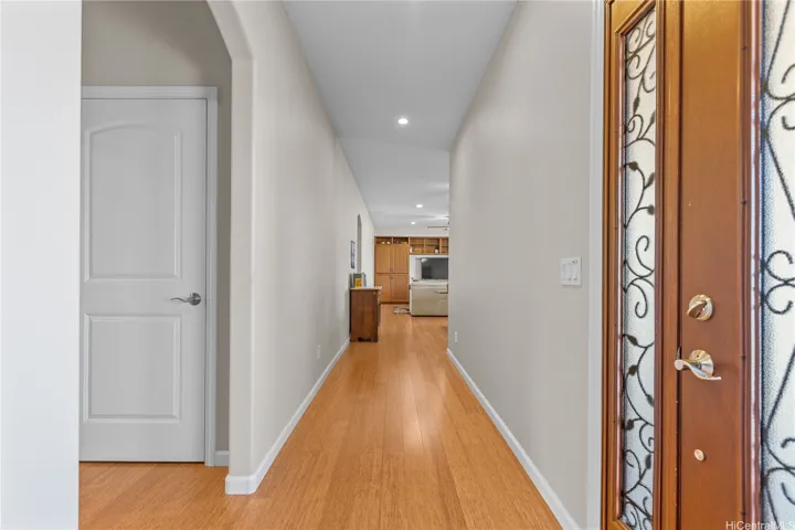 Impeccable easy care property. Short entrance leads to living areas.