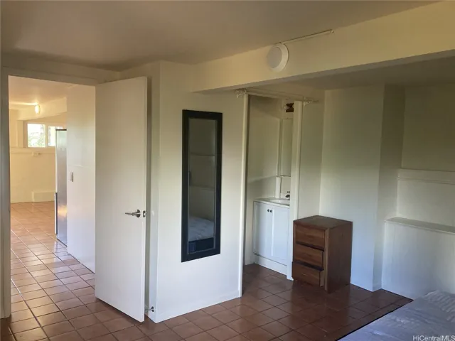 Bedroom in apartment.
