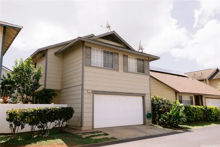 Side view of the house.