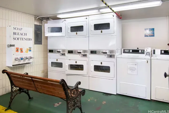 Community laundry area on 3rd level.