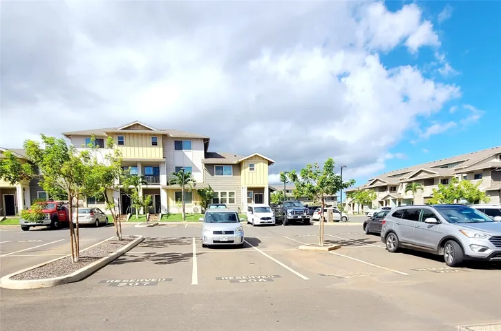 Three Parking Stalls