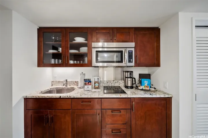 Dishes, cookware, silverware also included.