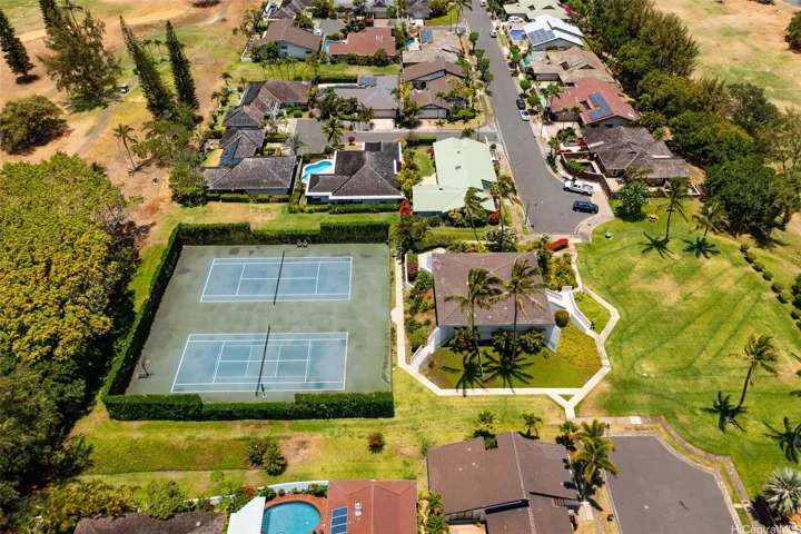Walking distance to Clubhouse and Courts