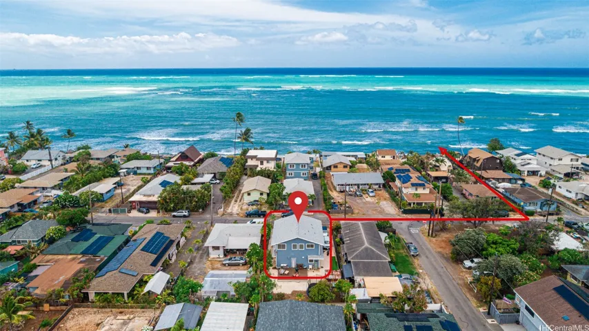 Showing public beach access