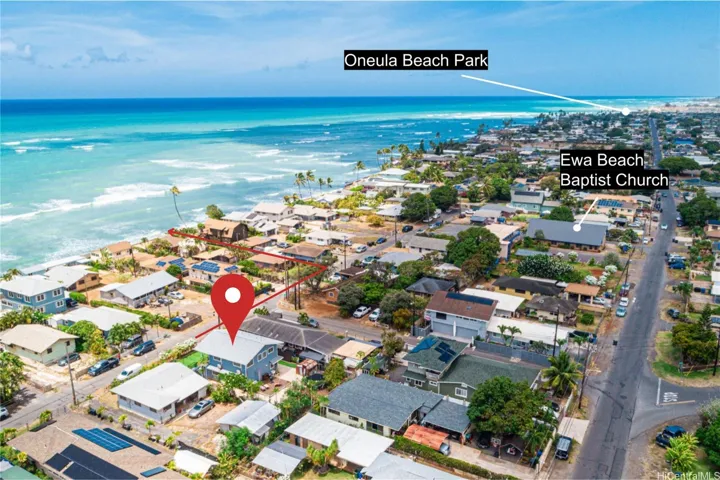 Showing public beach access