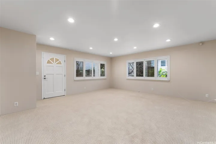 Spacious second floor family room with split a/c.