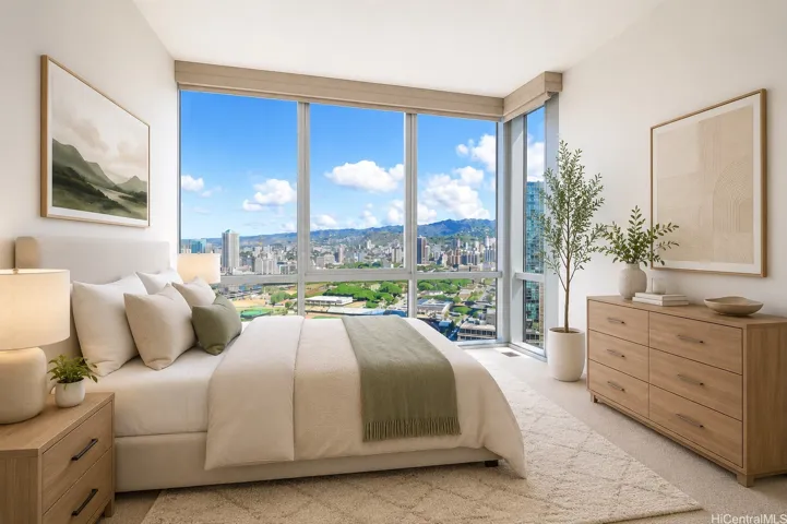 2nd bedroom w virtual staging