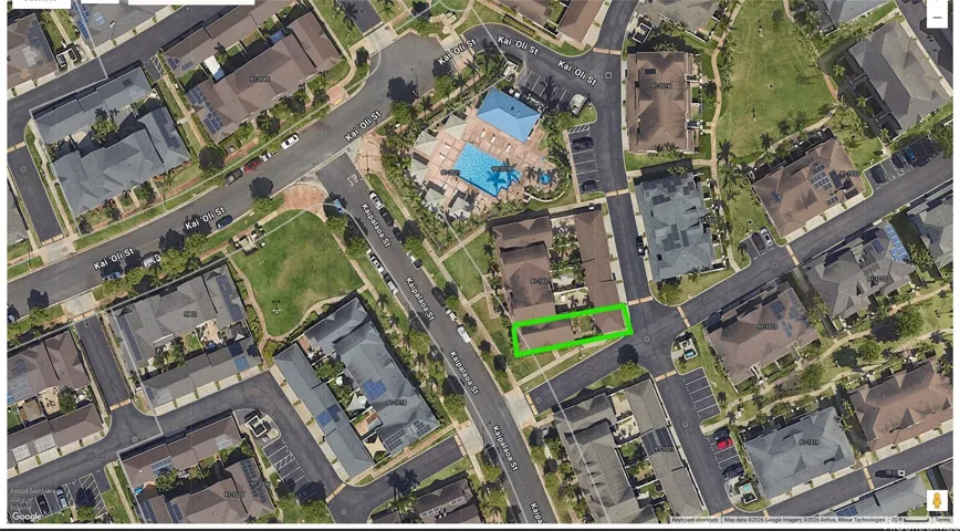 Ideal location near the pool on the end with the next building across the driveway.