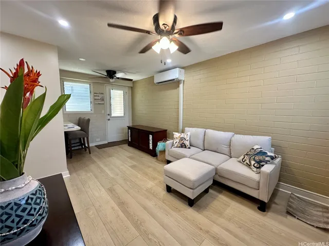 Clean and airy with a recent renovation, PLUS split AC and fans for your comfort.