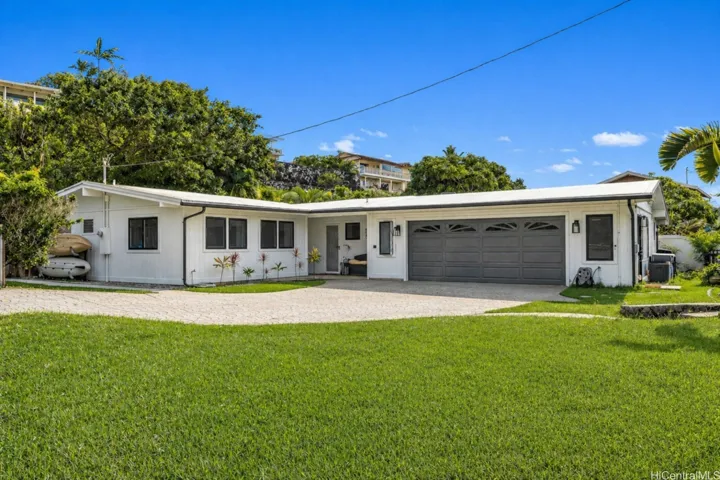 grassy front yard is a natural buffer