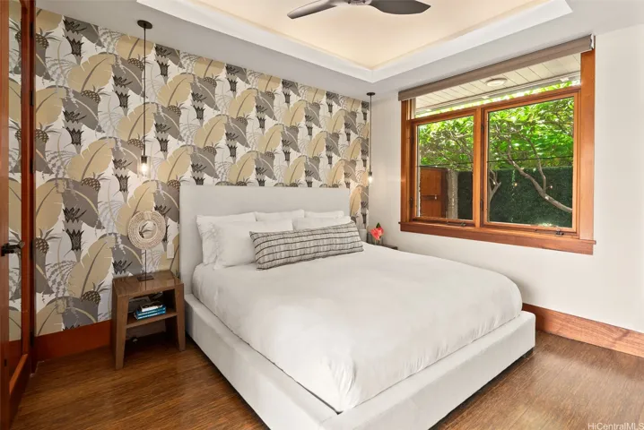 The 2 secondary bedrooms are located off the pool area,