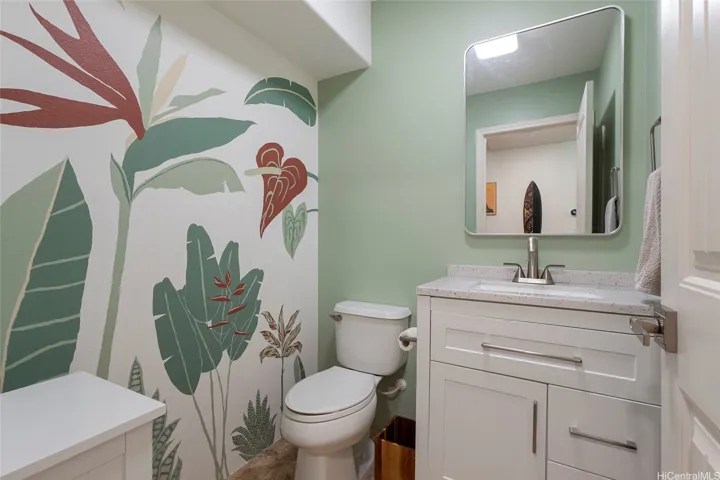 Half bath on first floor updated 2026