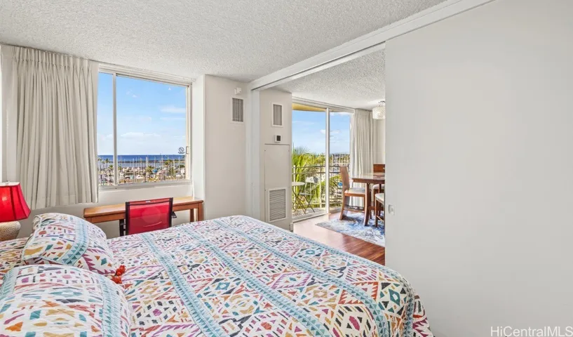 Bedroom and View