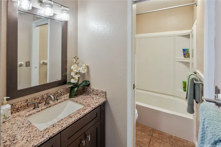 Full bath - second floor. Enhanced photo.