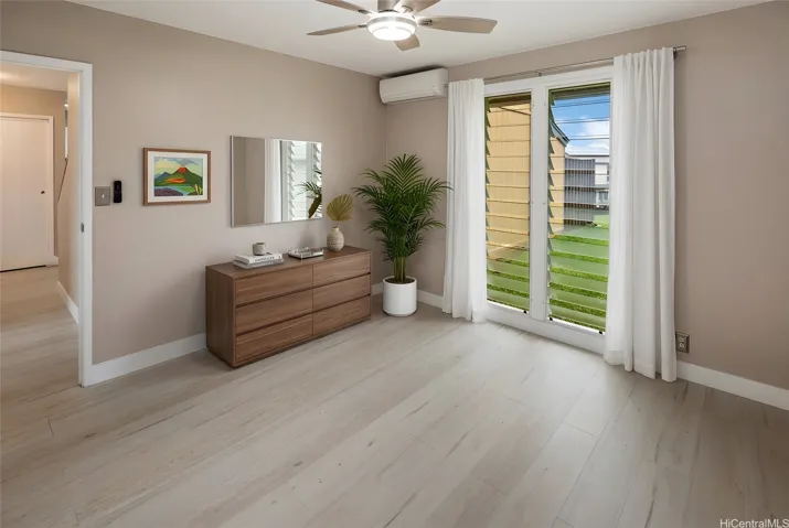 Main bedroom - different angle. Virtually staged. Enhanced photo.