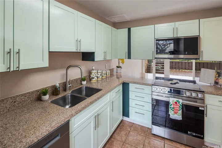 Kitchen. Interior. Enhanced photo.