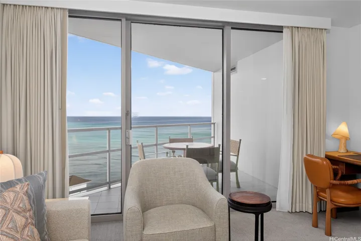 Spacious Living Room with Ocean Views