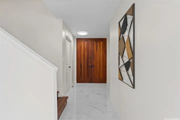 Entry Koa Wood Doors