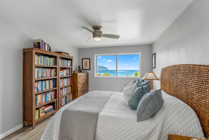 Wake up to gorgeous ocean and mountain views.