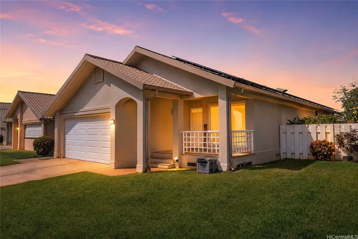 Welcome home to this stunning Ewa Beach retreat, beautifully illuminated at twilight. A true Summerhill gem!