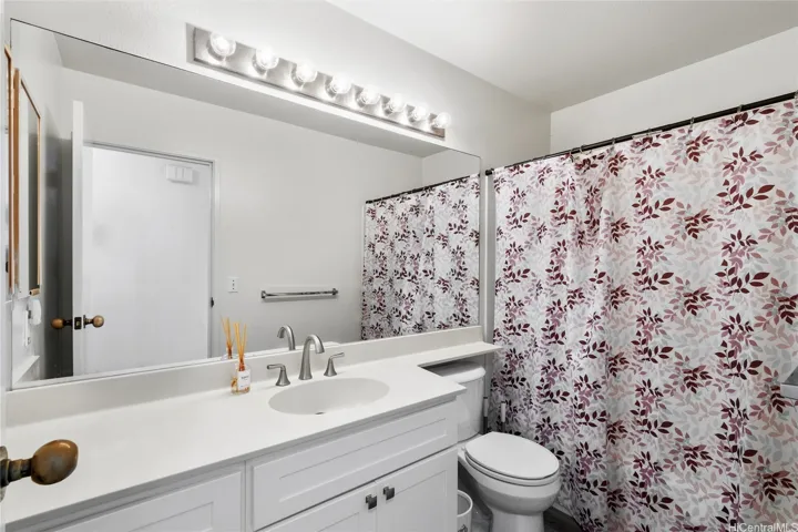 Second beautifully remodeled bathroom, reinforcing the "excellent condition" and quality throughout the home.