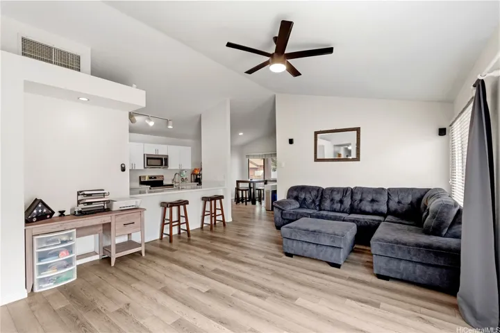 Bright and airy living space with central AC, ensuring year-round comfort in your new home.