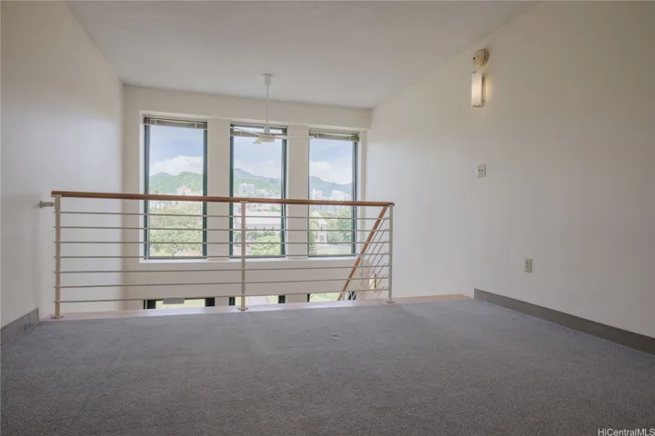 Mountain views from the bedroom loft!
