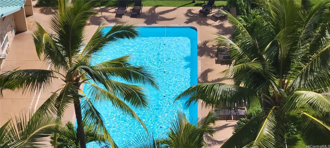 Pool; View from Lanai.