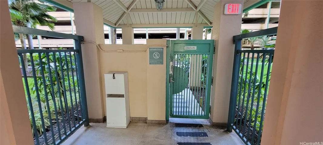 Country Club Village 5 Secured Entrance; view from inside.