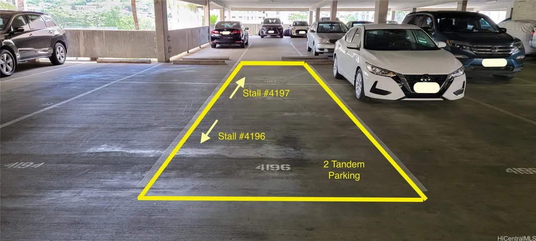 2 Tande Parking; digitally marked for identification.