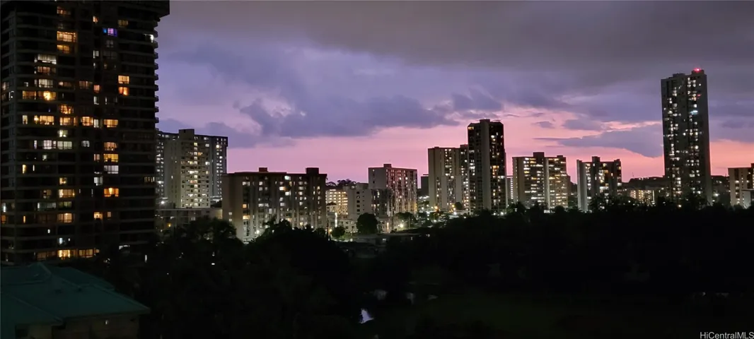Night Time View from Lanai.