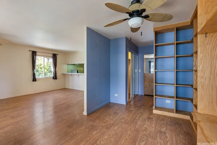 the bathroom & closets on the right.