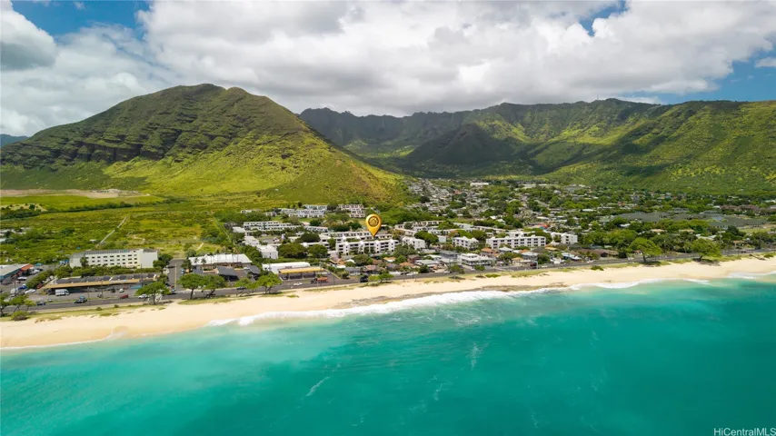 Beautiful nearby beaches and Waianae’s natural scenery.