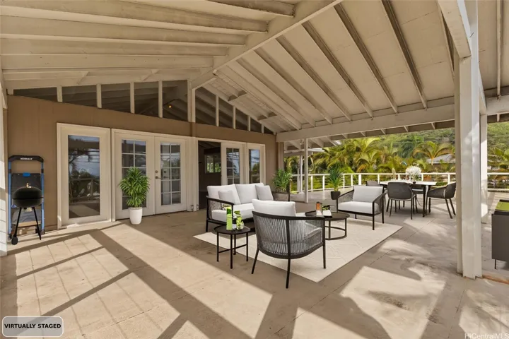 Covered Lanai and open lanai, great area for entertaining, relaxing or catching some rays