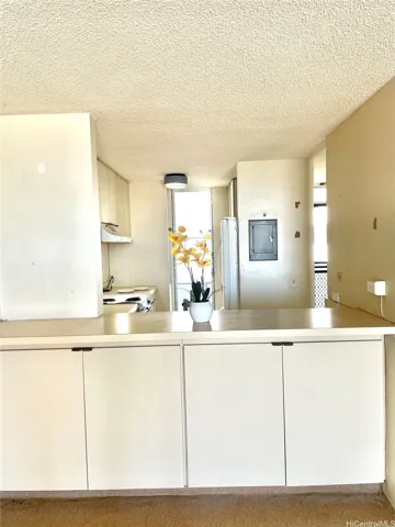 Lots of cabinet space in the living area
