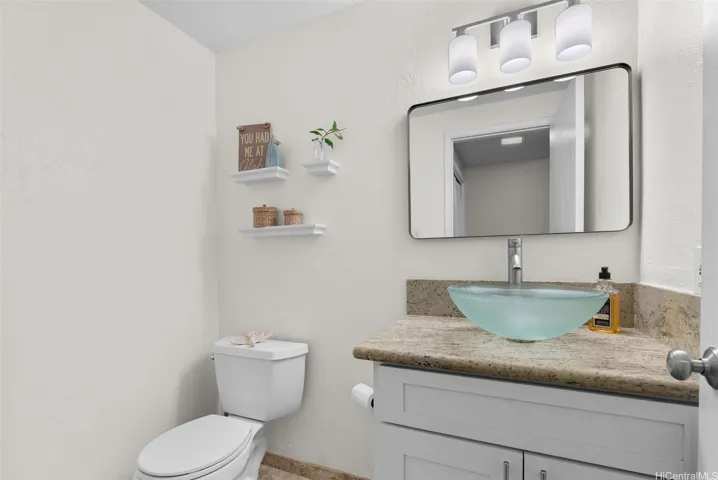 Half bath downstairs