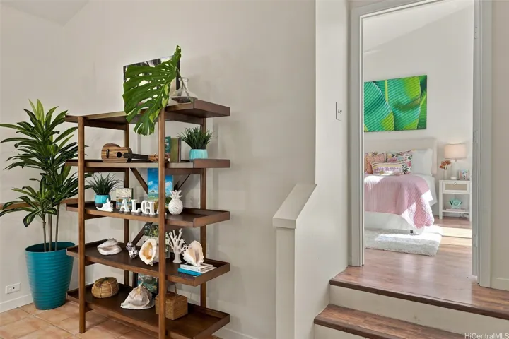 View of Bedroom #2, accessible from the family room.