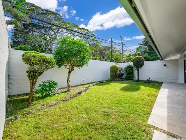 Private Japanese Garden areas.