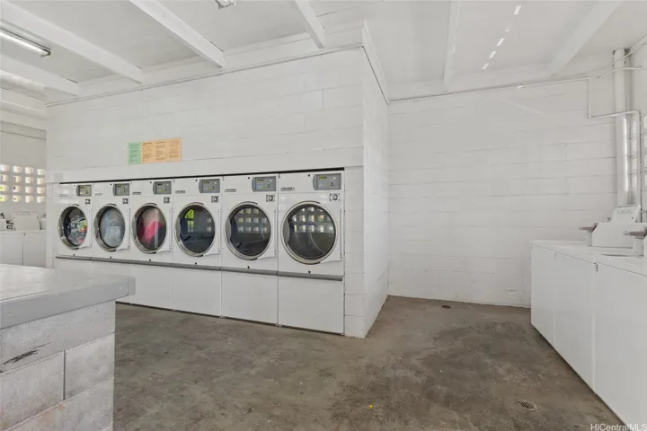Coin laundry its about $2.00 a load.