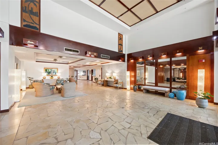 Lobby as you enter.