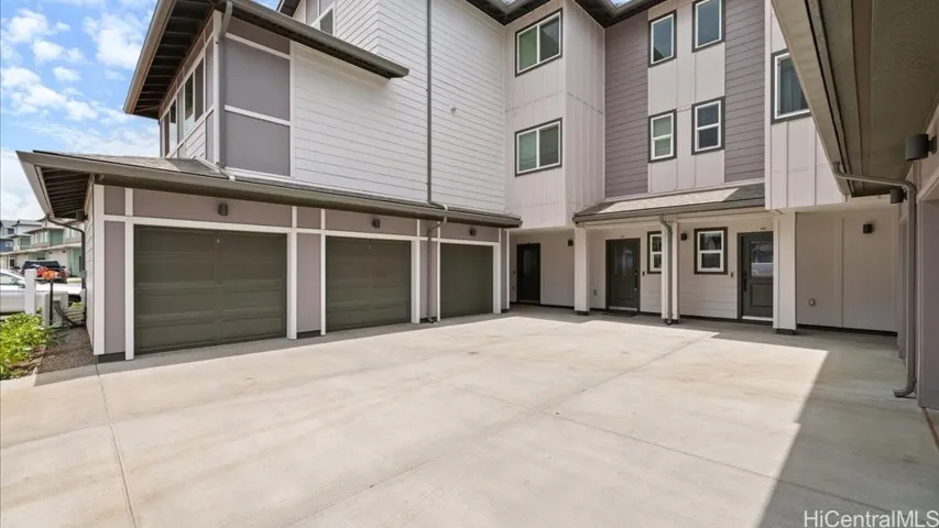 Exterior - End unit Garage