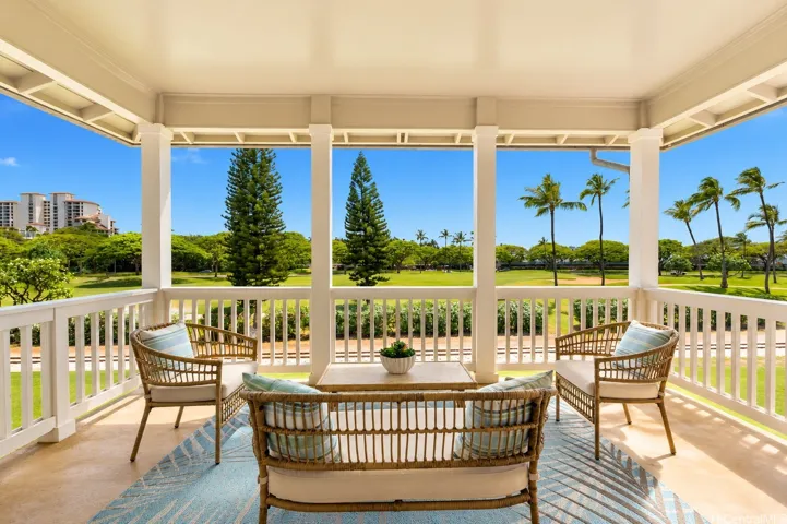 Balcony overlooking 11th Fairway