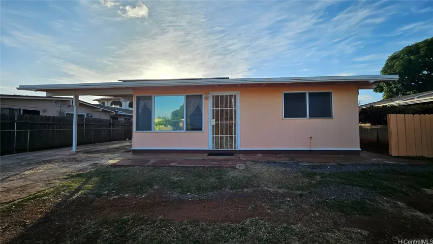 Front view of property