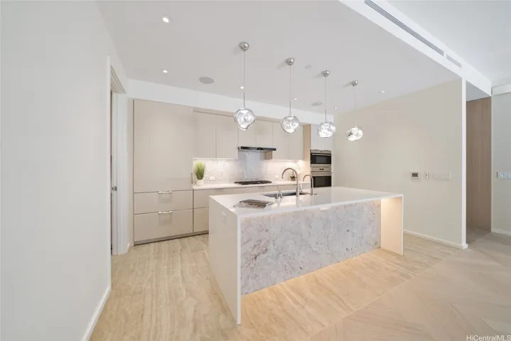 Open-concept kitchen