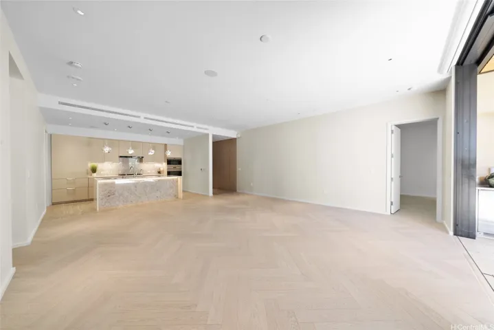 Open-concept kitchen