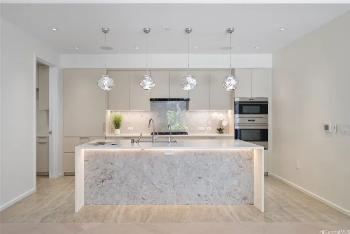 Open-concept kitchen