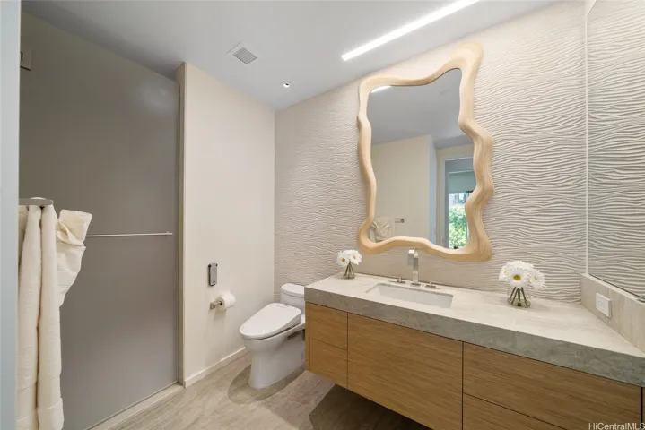 Secondary bathroom