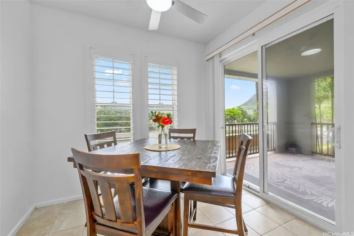 Breakfast nook.